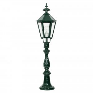 Petit lampadaire de jardin Oxford 14 (1006) de KS Lighting avec lanterne hexagonale