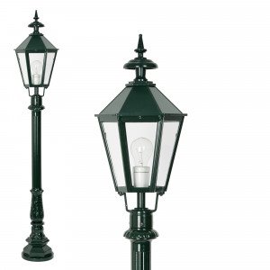 Petit lampadaire de jardin Koblenz (5003) avec lanterne hexagonale