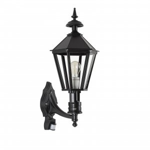 Applique murale montante d'extérieur Bolton (1224) avec capteur de mouvement de KS Lighting