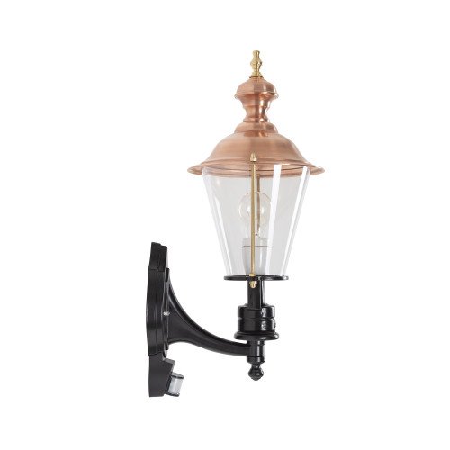 Applique d'extérieur montante Wigan (5757) avec capteur de mouvement de KS Lighting