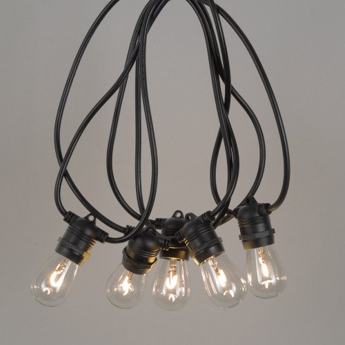 Guirlande lumineuse Patio 10 m (6861) verre transparent LED 12 culots | Nostalux.fr