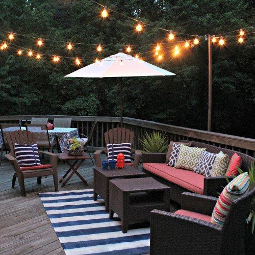 Guirlande lumineuse 20 mètres avec 20 LED et lumière blanc chaud