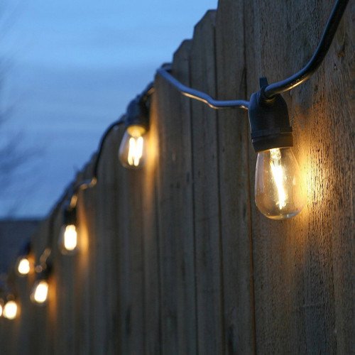 Guirlande lumineuse Patio 10 m (6861) verre transparent LED 12 culots | Nostalux.fr