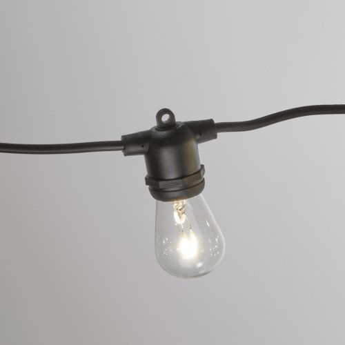 Guirlande lumineuse Patio 10 m (6861) verre transparent LED 12 culots | Nostalux.fr