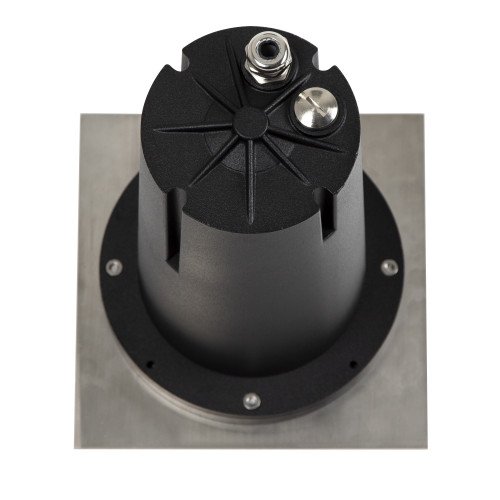 Spot au sol encastrable extérieur Plus (7062) Ø20 avec LED, carré KS Lighting