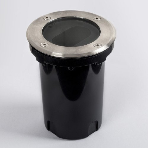 Spot de sol à encastrer orientable (7535) LED Ø12 acier inoxydable 