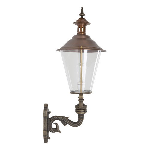 Applique extérieure Domburg Bronze, un classique moulé à la main.