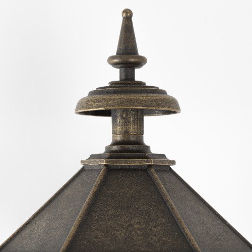 Lampe d'extérieur murale montante Keizer en bronze 