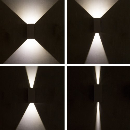 Spot mural LED Up & Down Channel, spot mural en aluminium 