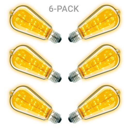 Pack de 6 ampoules Rustic LED (6x5882) - éclairage d'extérieur| Nostalux.fr