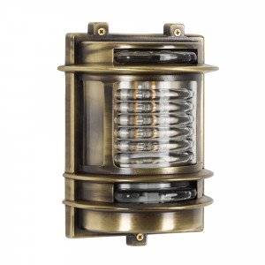 Lampe de bateau Ahoy en bronze massif 