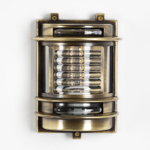 Lampe de bateau Ahoy en bronze massif 