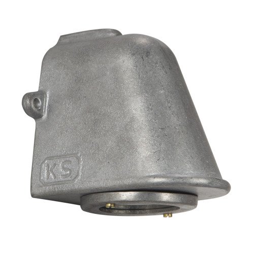 Applique extérieur  Offshore Aluminium brut avec capteur jour et nuit  - éclairage d'extérieur de KS Lighting - lampe style industriel | Nostalux.fr