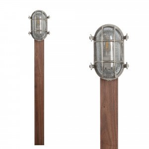 Lampe Nautic III nickel sur pied | Nostalux.fr Lampe Nautic III nickel sur pied | Nostalux.fr