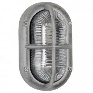 Lampe d'extérieur robuste Oculus en aluminium brut