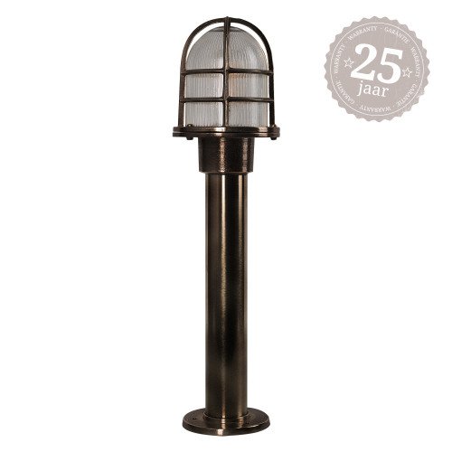Lampe de jardin sur pied Caspian Bronze antique - Maritime