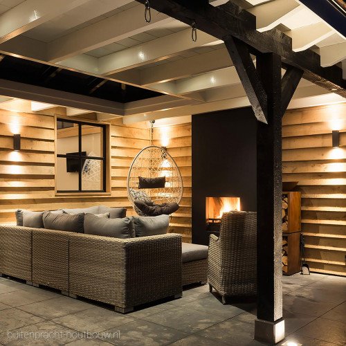 Applique extérieur Kevin double faisceau Noir, stylé avec une finition noire et fonctionnel, moderne , haute qualité de la marque KS Lighting