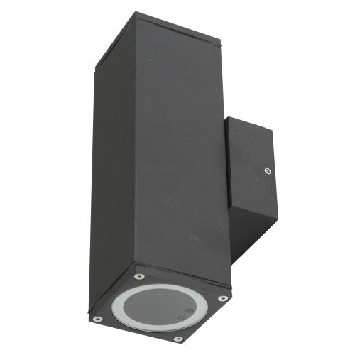 Applique extérieur Kevin double faisceau Noir, stylé avec une finition noire et fonctionnel, moderne , haute qualité de la marque KS Lighting