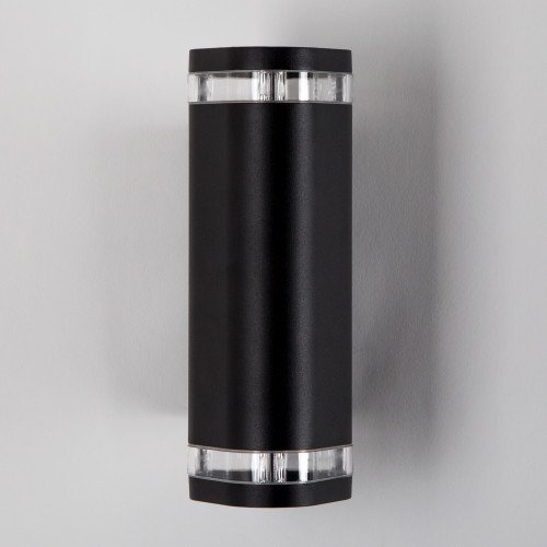 Lampe d'extérieur Ambient, bel éclairage mural moderne, up & downlighter noir, au look luxueux, de la marque KS Lighting