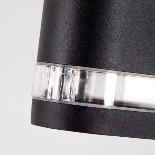 Lampe d'extérieur Ambient, bel éclairage mural moderne, up & downlighter noir, au look luxueux, de la marque KS Lighting