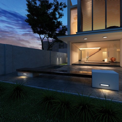 Element 2 XS spot encastré incl. LED