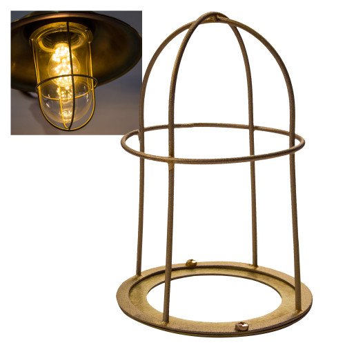 Grille en laiton pour lampe de style campagnard - Accessoires et composants