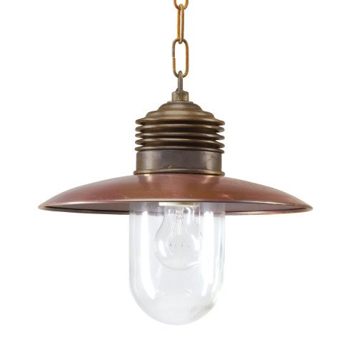 Suspension sur chaîne Ampère Bronze/Cuivre (1197) de KS Lighting, robuste et industriel