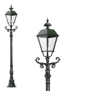 Lampadaire de jardin Dortmund  avec lanterne carrée de KS Lighting