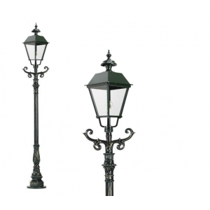 Lampadaire de jardin Dortmund  avec lanterne carrée de KS Lighting
