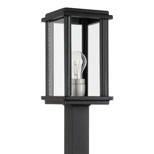 Lampe d'extérieur Capital S Sokkel de couleur noire au design épuré et moderne et à la finition de haute qualité