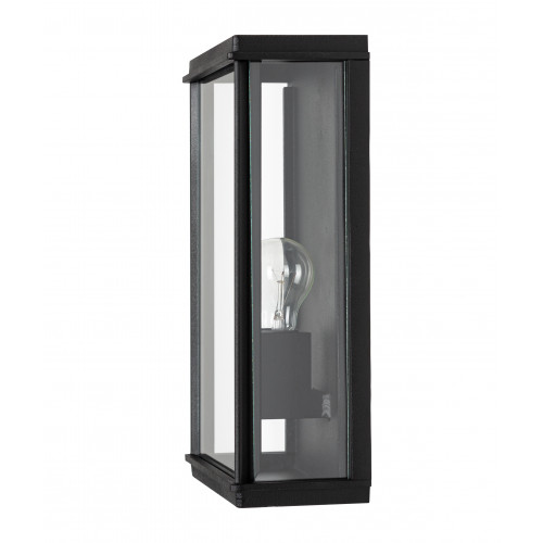 Lampe d'extérieur base rectangulaire, noire élégante Capital XL applique plate éclairage extérieur exclusif d'excellente qualité, pour l'extérieur