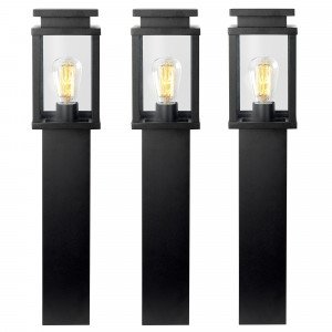 lot de 3 potelet noires Jersey Terras 