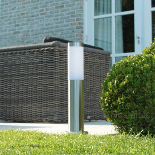 Set de 3 lampes de jardin Lech 3 en acier inoxydable de KS Lighting