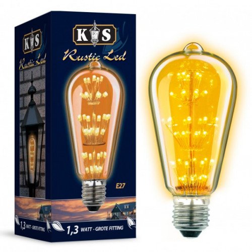 Pack de 6 ampoules Rustic LED (6x5882) - éclairage d'extérieur| Nostalux.fr
