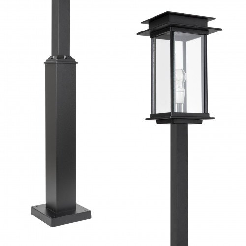 Lampadaire The Royal Praag (Prague) noir mat, 240cm de hauteur (5771) | Nostalux.fr 
