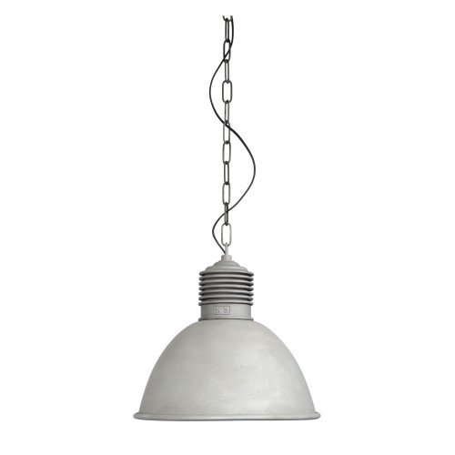 Lampe suspendue Loft Industrie 'Concrete' (6574) rétro vintage  | Nostalux.fr