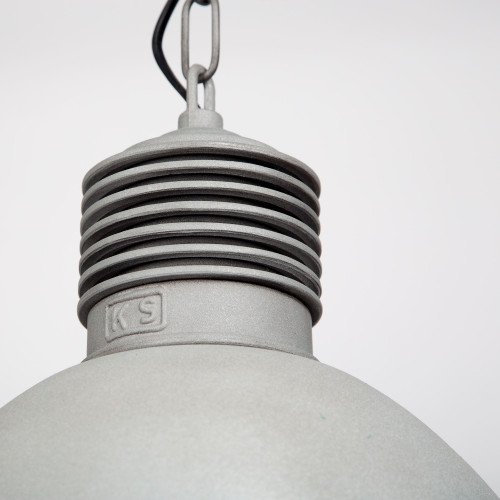 Lampe suspendue Loft Industrie 'Concrete' (6574) rétro vintage  | Nostalux.fr