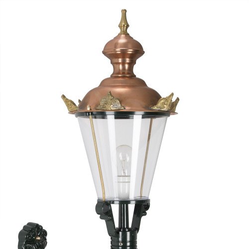 lampe d'extérieur Volendam éclairage extérieur avec couvercle en cuivre