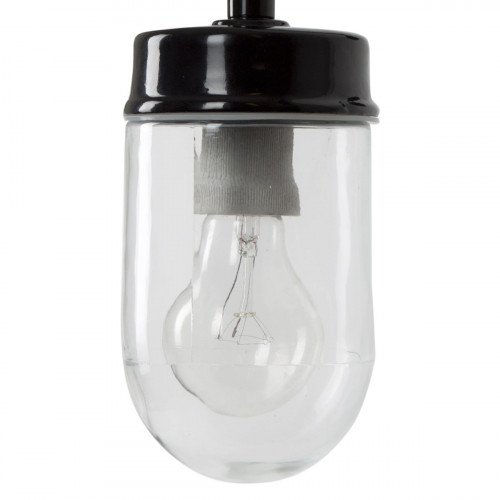 Applique murale d'extérieur Genius (6521), anodisé en laque noir brillant