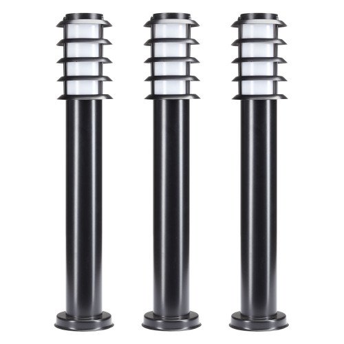 Set de 3 lampes de jardin noires sur pied Soll 2 de KS Lighting