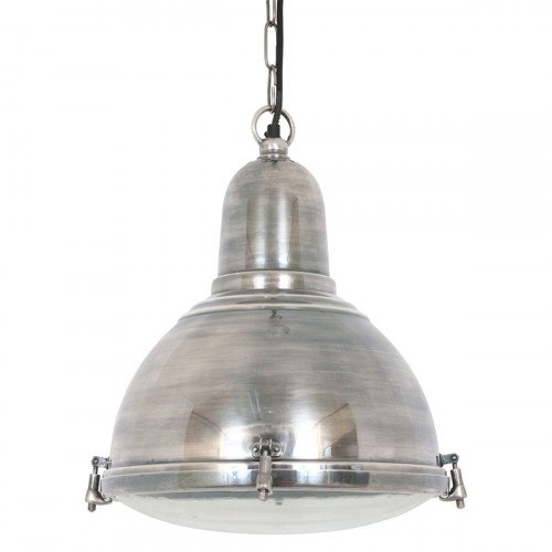Lampe à suspension sur chaîne Albion (50098) argent antique sélection Industrial & vintage Albion - Nostalux.fr