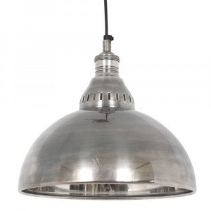 Lampe suspendue Seattle (58308) argent - Industriel & vintage|Nostalux.fr