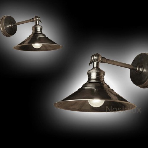 Applique murale argent vieilli Kensington (59922) de Nostaluce | Nostalux.fr