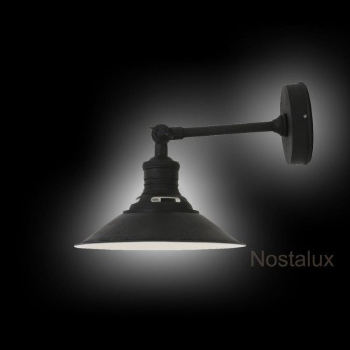 Applique murale Kensington (90193) de Nostaluce noir antique | Nostalux.fr