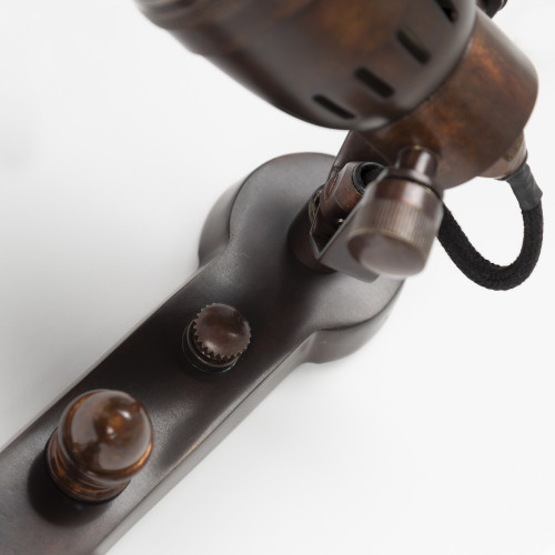 Double spot Rialto cuivre (90205) - Industriel, Vintage  | Nostalux.fr