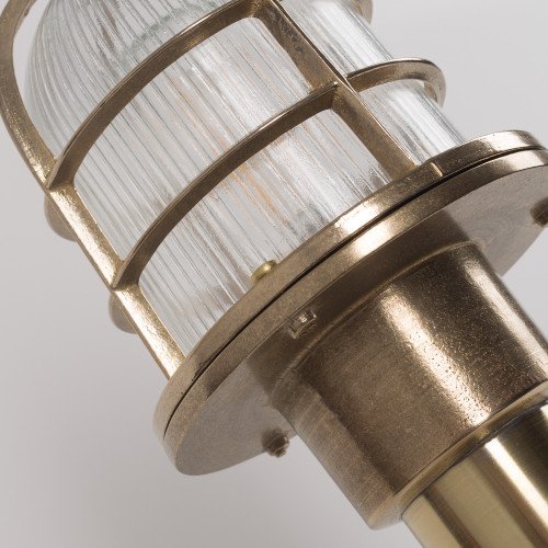 Lampe de jardin sur pied Caspian Bronze antique - Maritime