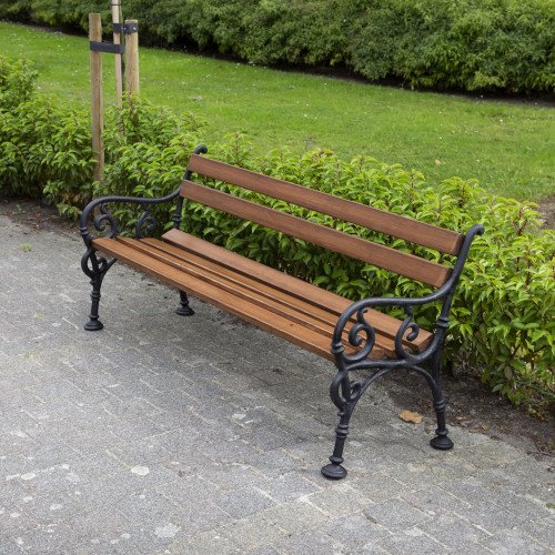 Banc de parc Vondel  - mobilier de jardin- fonte (5747-57474) de KS Lighting | Nostalux.fr