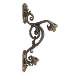 Grand support de drapeau en bronze de KS Lighting  - supports de drapeaux - ornements de façade | Nostalux.fr