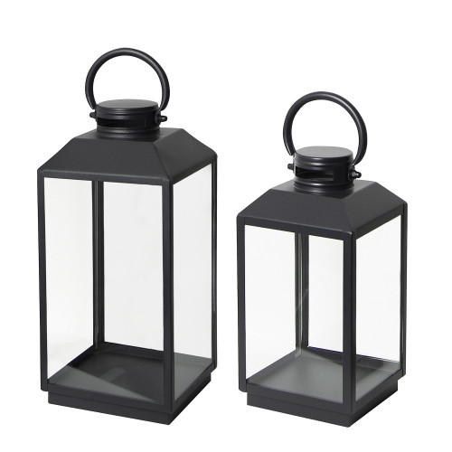 Set aus 2 Newport Photophore Lanterne Zwart Small-Medium