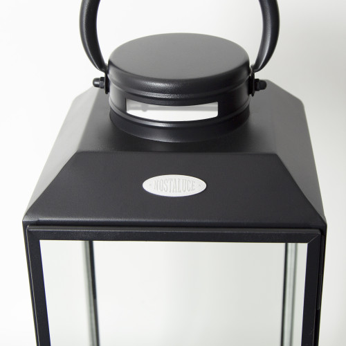 Lot de 2 Newport Photophore Lanterne Noir Small